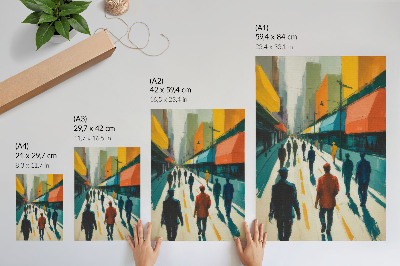 Poster City crowd