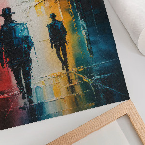 Wall print City at night