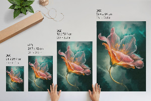 Decorative poster Magic flower