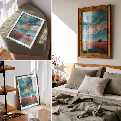 Poster Poppy fields
