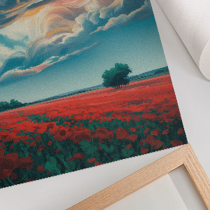 Poster Poppy fields