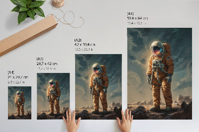 Wall print Space journey