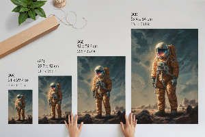 Wall print Space journey