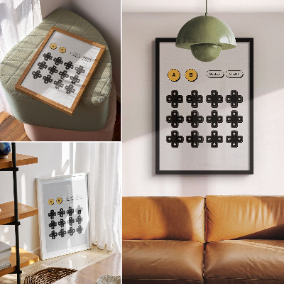 Art print Retro game