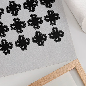 Art print of a retro video game scene