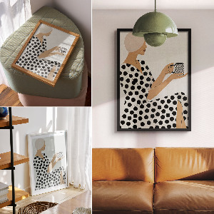 Poster Stylish woman