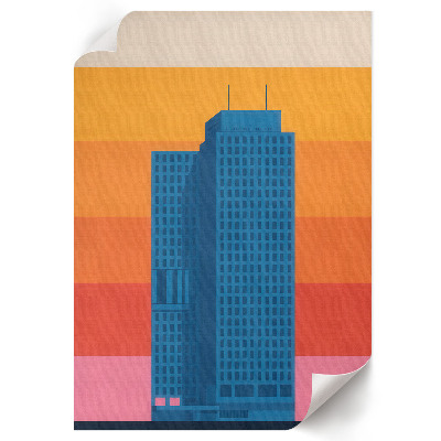 Wall print Abstract city