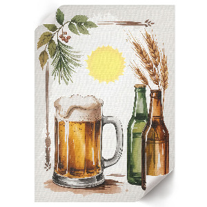 Art print with a beer theme