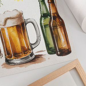 Art print with a beer theme