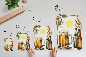 Art print with a beer theme