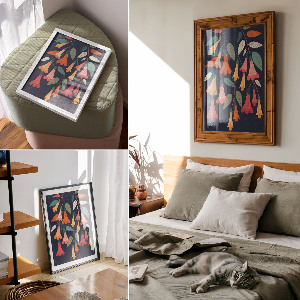 Art print Floral pattern