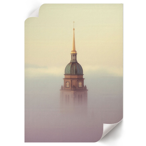 Wall art Misty Tower