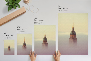 Wall art Misty Tower