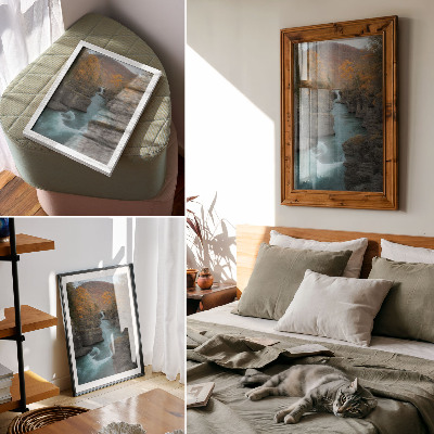 Wall print Autumn river