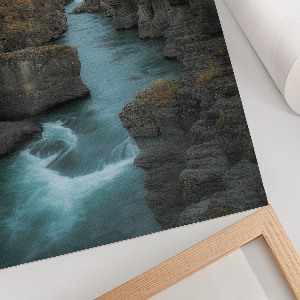 Wall print Autumn river