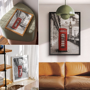 Wall art London booth