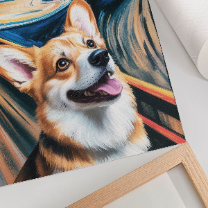 Decorative poster The Scream and the Dog