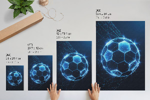 Futuristic ball wall print