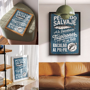 Art print Fish poster