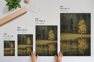 Wall print Autumn landscape