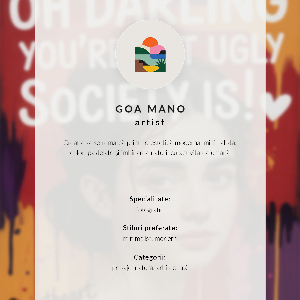 Motivational portrait art print