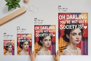 Art print Motivational portrait