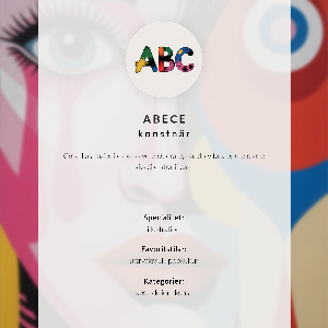 Wall art Colorful face