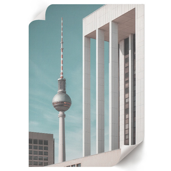 Decorative poster City tower