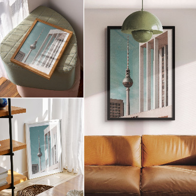 Decorative poster City tower
