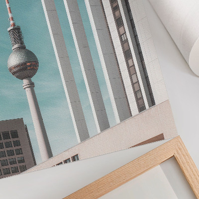 Decorative poster City tower