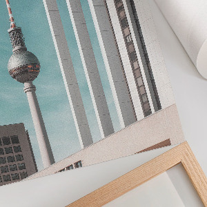 Decorative poster City tower