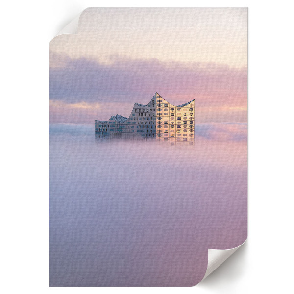 Poster Building in the clouds