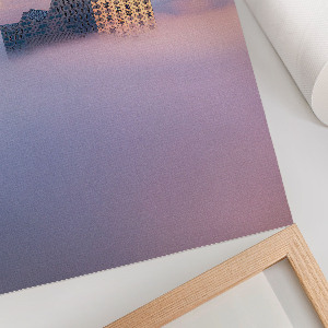 Poster Building in the clouds