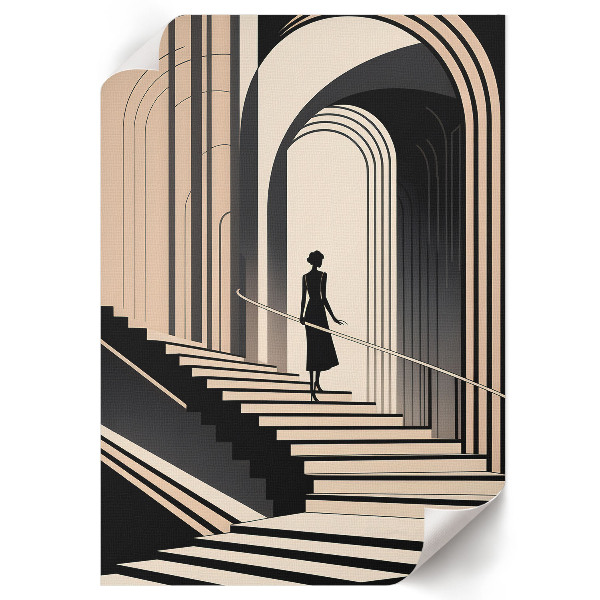 Wall print Monochromatic elegance