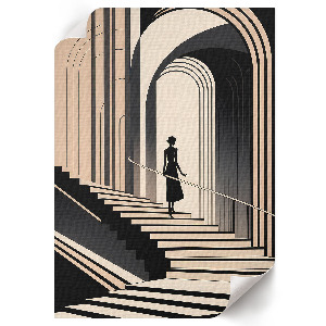 Wall print Monochromatic elegance