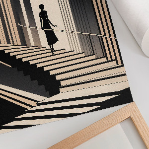 Wall print Monochromatic elegance