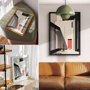 Art print Minimalism of architecture