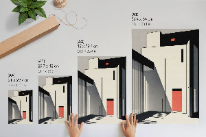 Art print Minimalism of architecture