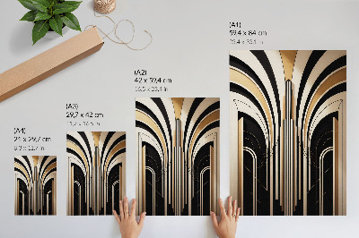 Decorative poster Art Deco