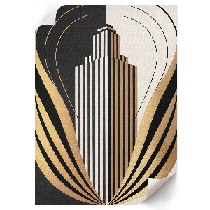 Poster in Art Deco style
