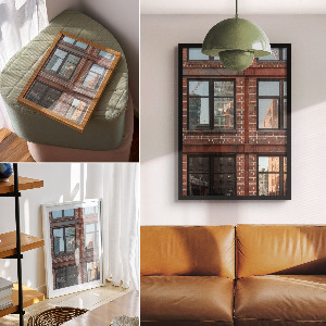 Wall print Urban architecture