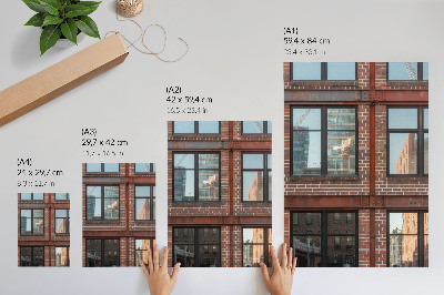 Wall print Urban architecture