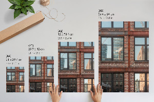 Wall print Urban architecture