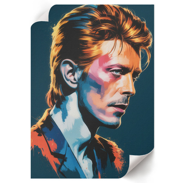 Colorful portrait art print