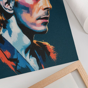 Colorful portrait art print