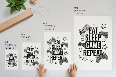 Poster Gaming text
