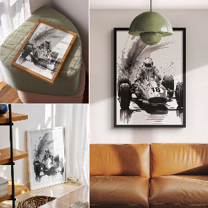 Wall art Racing passion