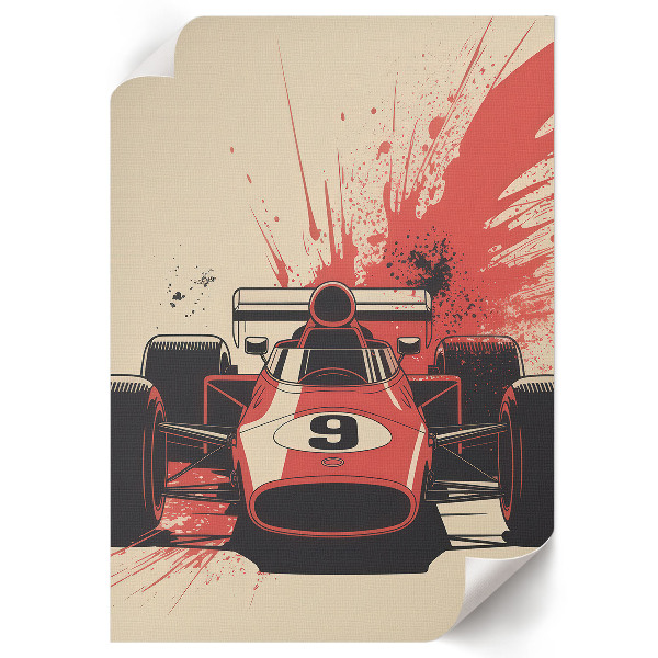 Wall print Racing emotions