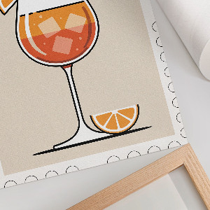 Art print featuring an Aperol Spritz