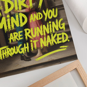 Modern art poster